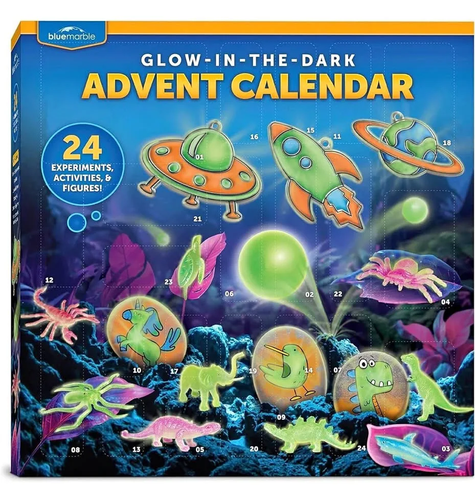 Blue Marble 2025 Glow In The Dark Advent Calendar