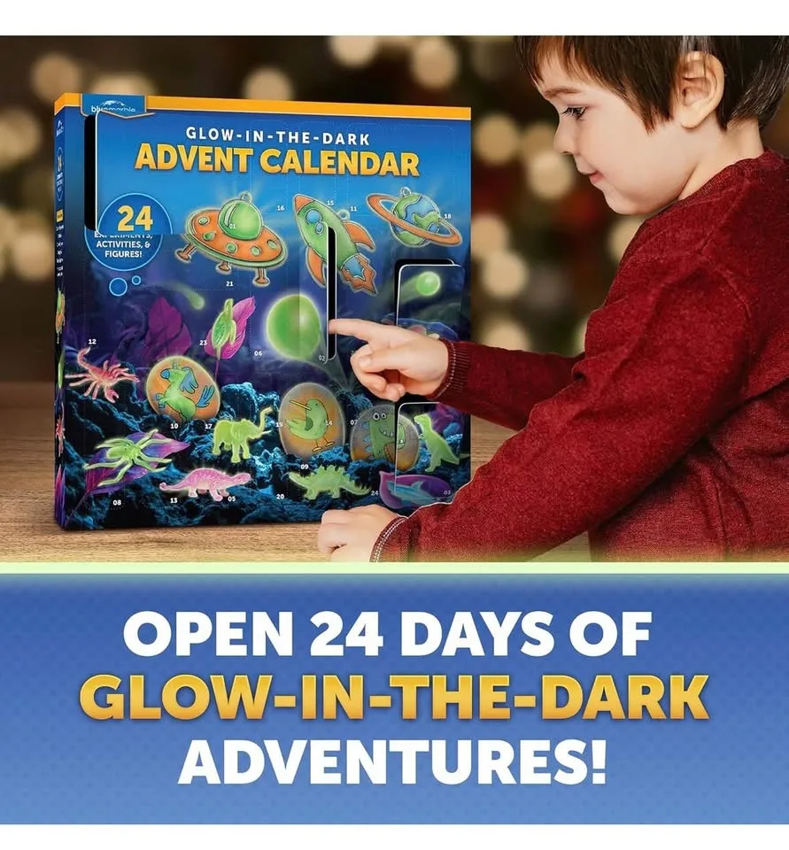 Blue Marble 2025 Glow In The Dark Advent Calendar image indicator(2)