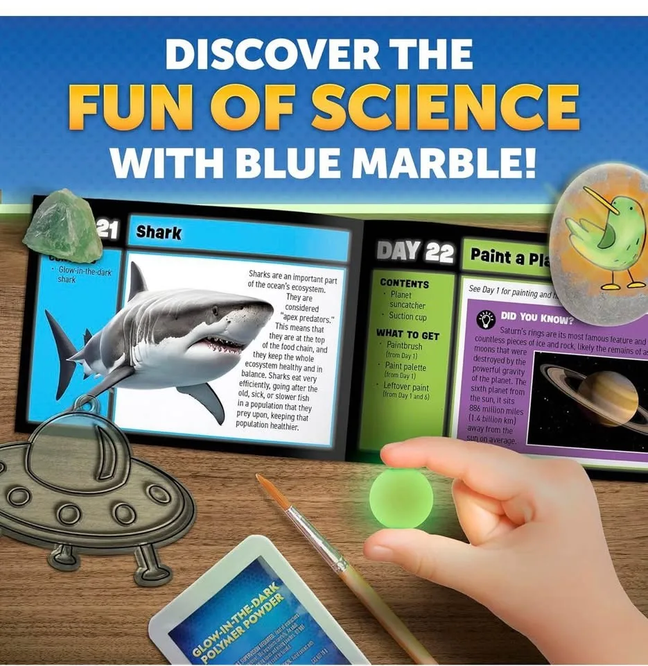 Blue Marble 2025 Glow In The Dark Advent Calendar image indicator(6)