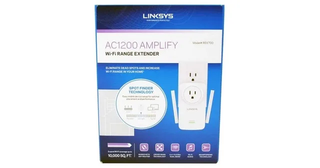 Linksys RE6700 AC1200 Wi‑Fi Range Extender - Home or Office