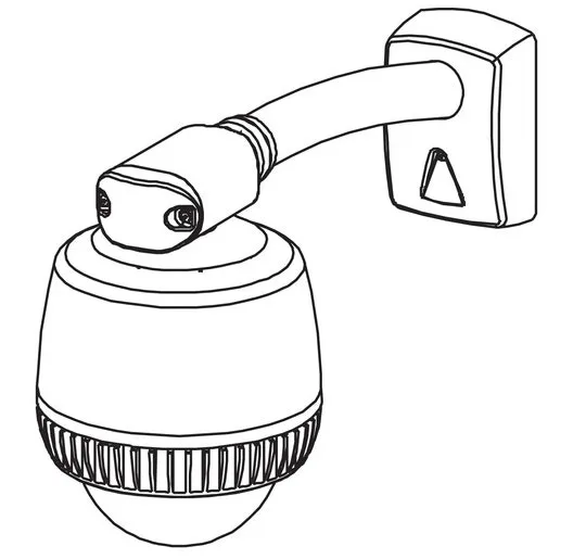 American Dynamics HDW-RH0LW Long Wall Mount – $20