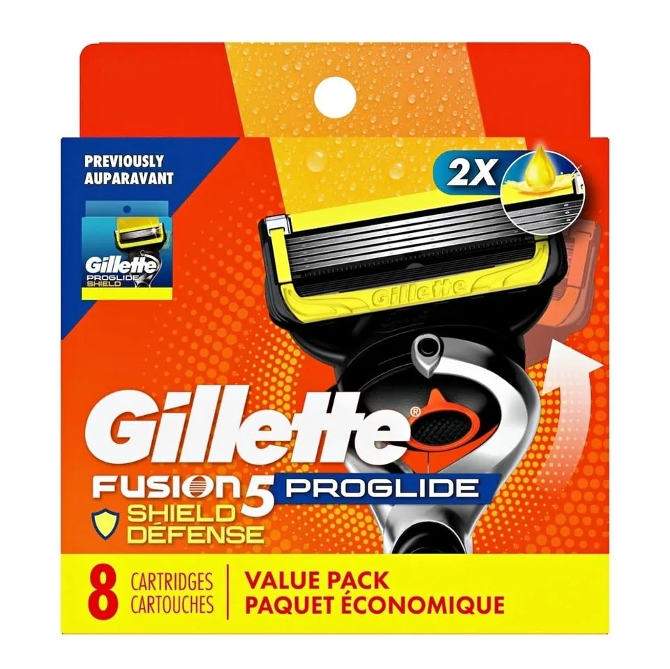 Gillette Fusion 5 PROGLIDE Shield Value Pack 8 Cartridges