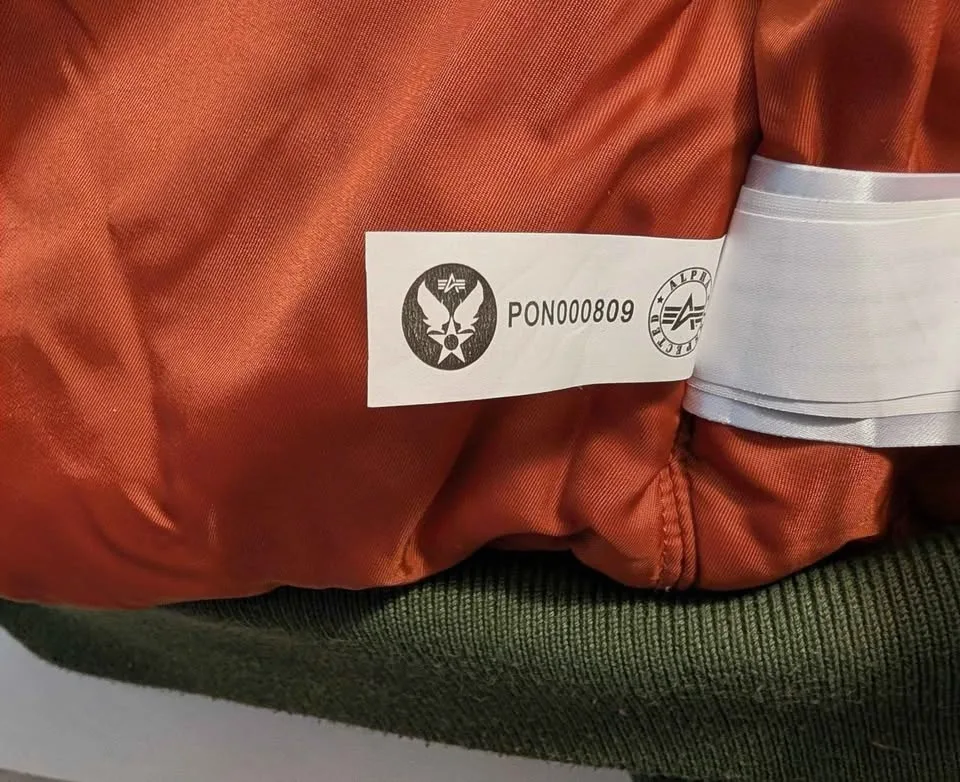 Alpha Industries Green Jacket - kids large- ($75 in Dec) image indicator(3)