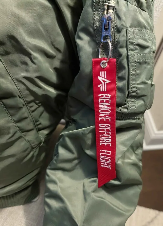 Alpha Industries Green Jacket - kids large- ($75 in Dec) image indicator(8)