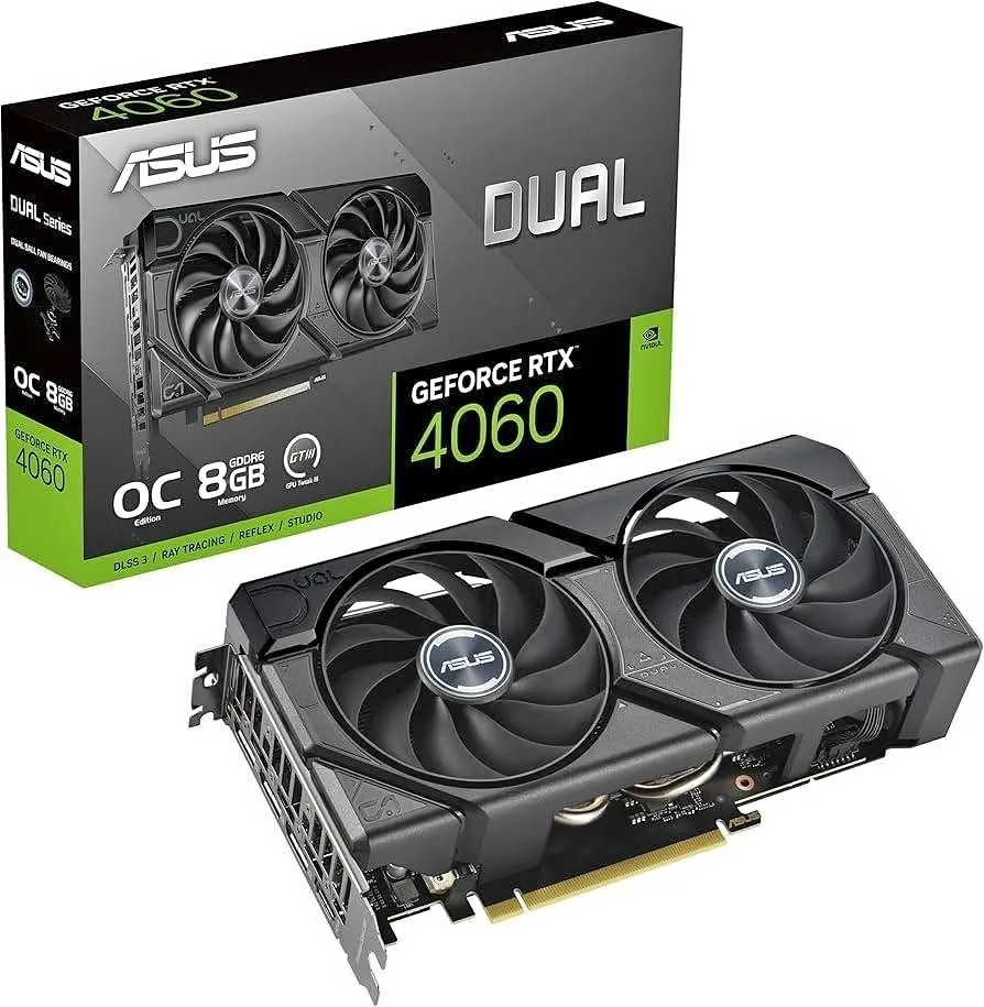 Like New! ASUS Dual GeForce RTX 4060 OC Edition 8GB (Boxed)