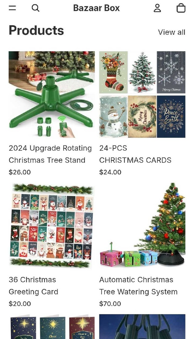 Christmas gifts