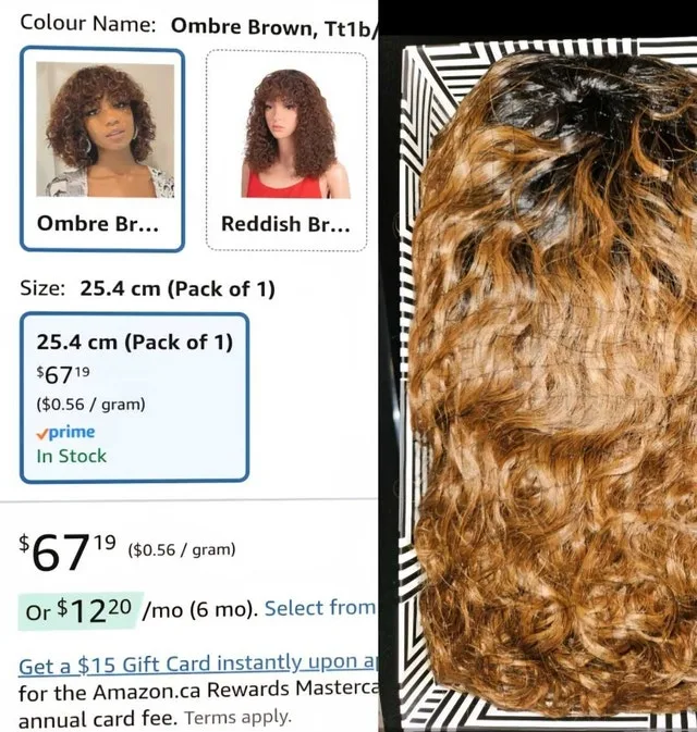 Spotlight Ombre Brown Wig