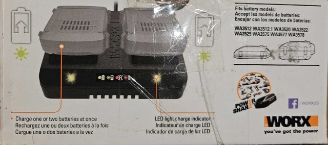 Worx Dual Battery Charger - photo 2