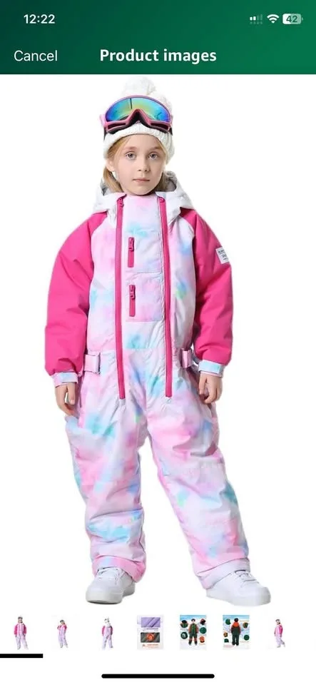 Girl’s Snow, Ski Suit Jumpsuit Snowboard size 150 age 11-12