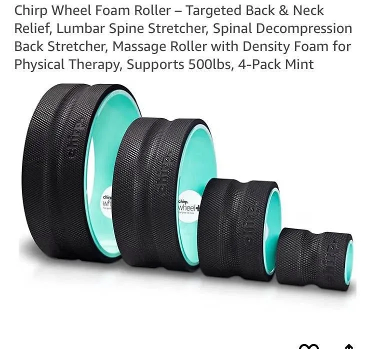Chirp Wheels, Massage Foam Roller with Density Foam