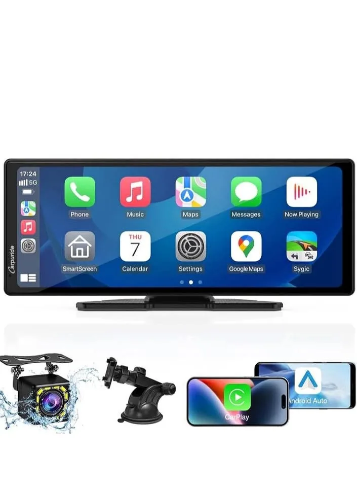CARPURIDE 9.3 Inch Carplay Screen + Back Cam