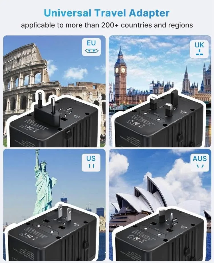 Universal Travel Adapter Voltage Converter VINTAR 2000W image indicator(3)