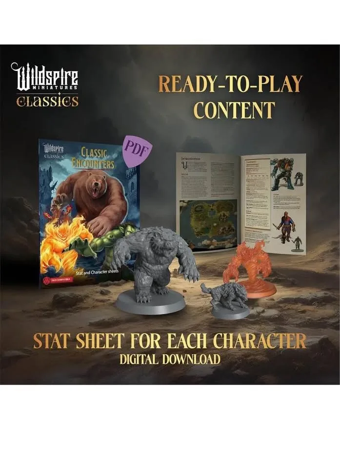 New Sealed DND Miniatures - 125 Unpainted 28mm Minis image indicator(7)