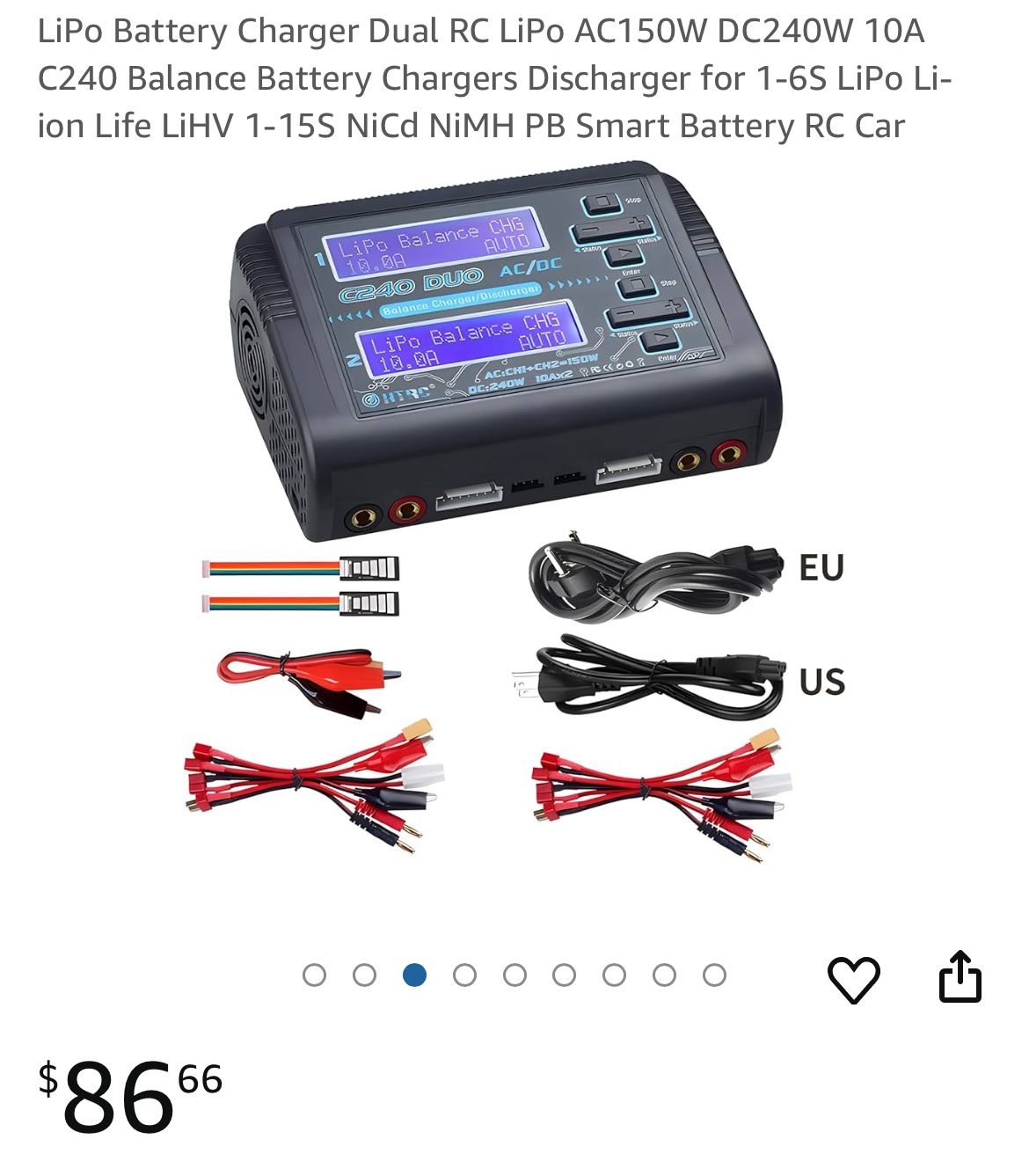 Htrc C240 Dual Battery Charger
