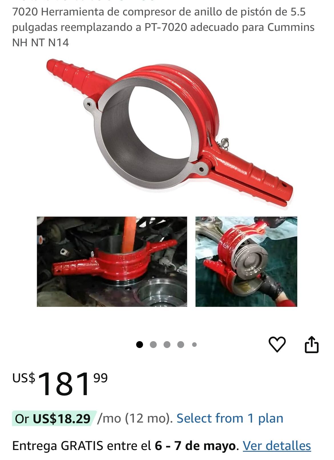 7020 Piston Rings Tool For Cummins