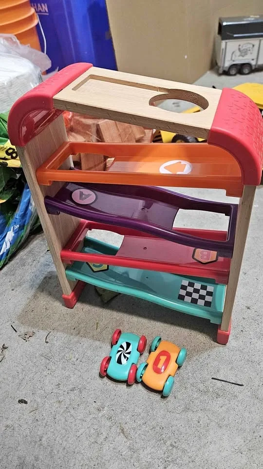 Natural Wood Race Track