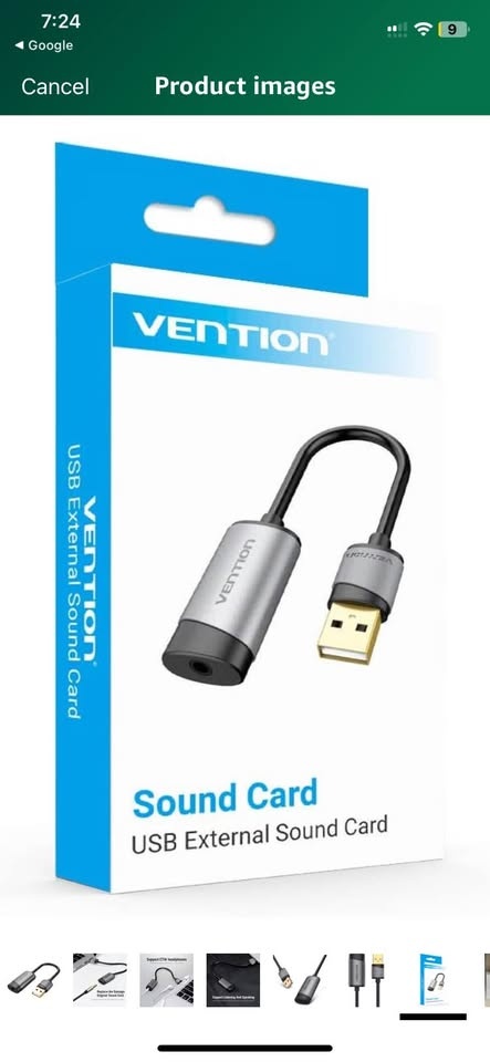 USB External Sound Card Metal - photo 2