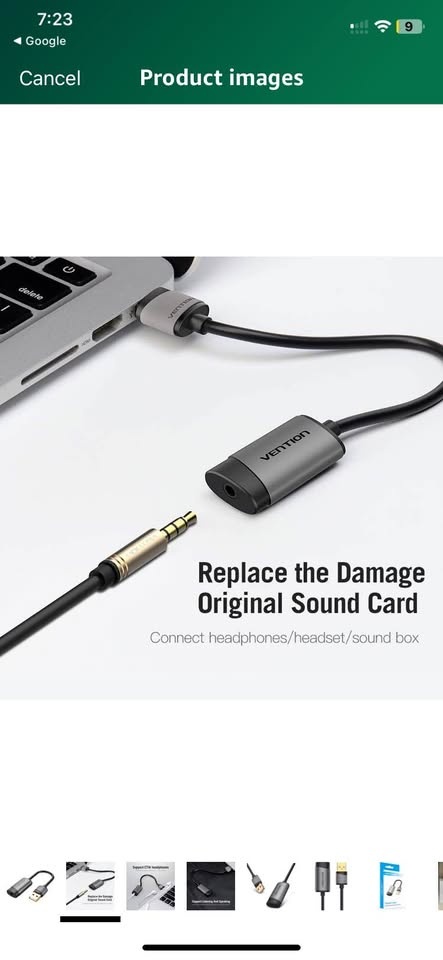 USB External Sound Card Metal - photo 5