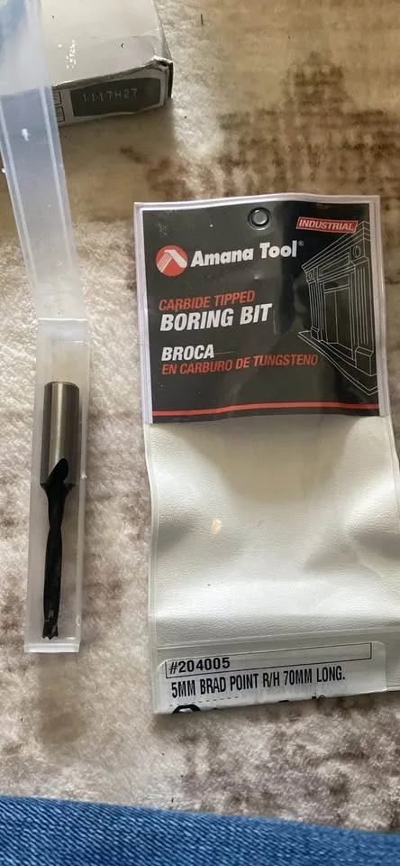 Amana Tool - 204005 Carbide Tipped Brad Pt. Boring Bit image indicator(3)