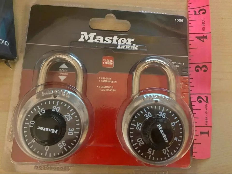 Master Lock 1500T 2-Pack Matching Combination compare to $69.99