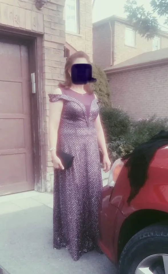 Elegant Long gown size 12 ordered from Turkey image indicator(2)