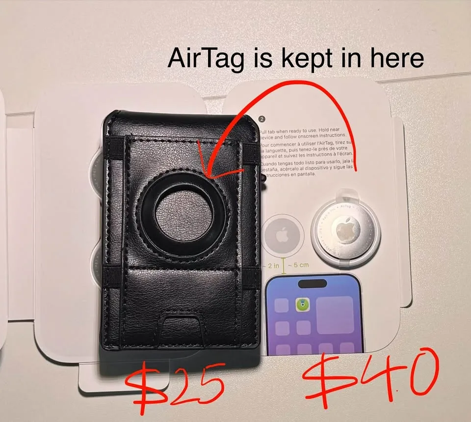 Smart pop-up wallet with Apple AirTag Tracker *NEW*