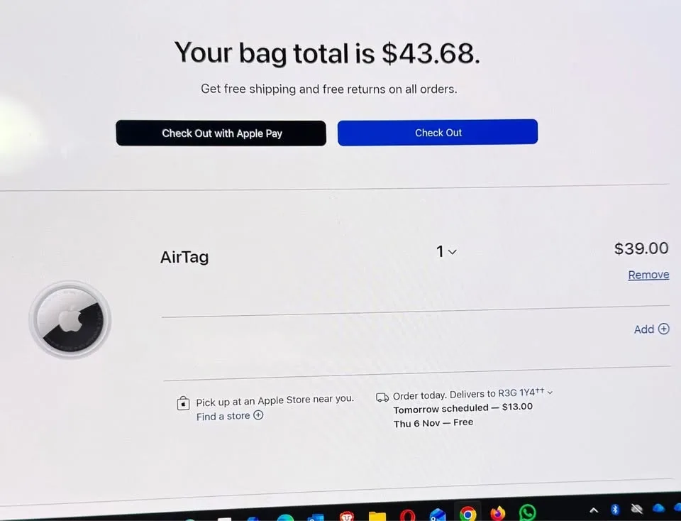 New Original Apple AirTag with Seal + Holder case *NEW* for $40 image indicator(2)