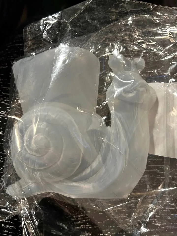 Snail planter silicone Mold