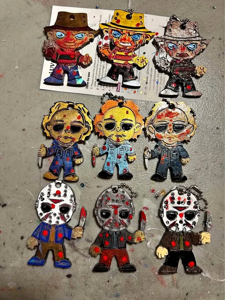 Horror Character Keychains