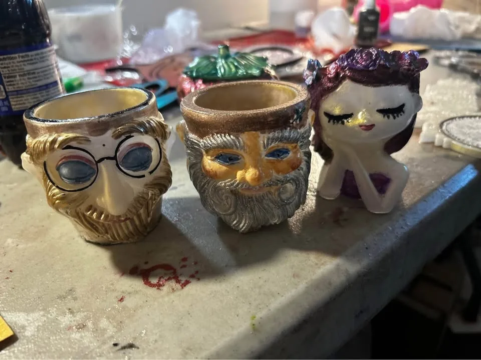 Custom made Resin Planters image indicator(6)