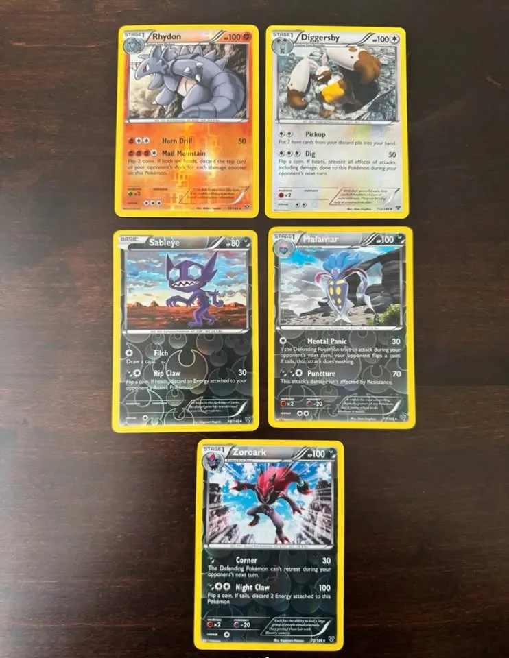 2007-2014 NM/LP Diamond Pearl/Black White Pokemon Reverse Holo image indicator(4)