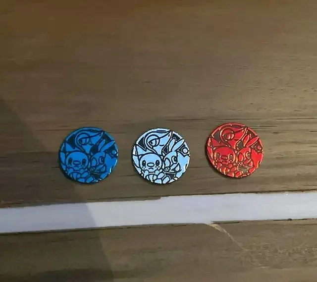 2011 Set of 3 BW Pokemon TCG Coins
