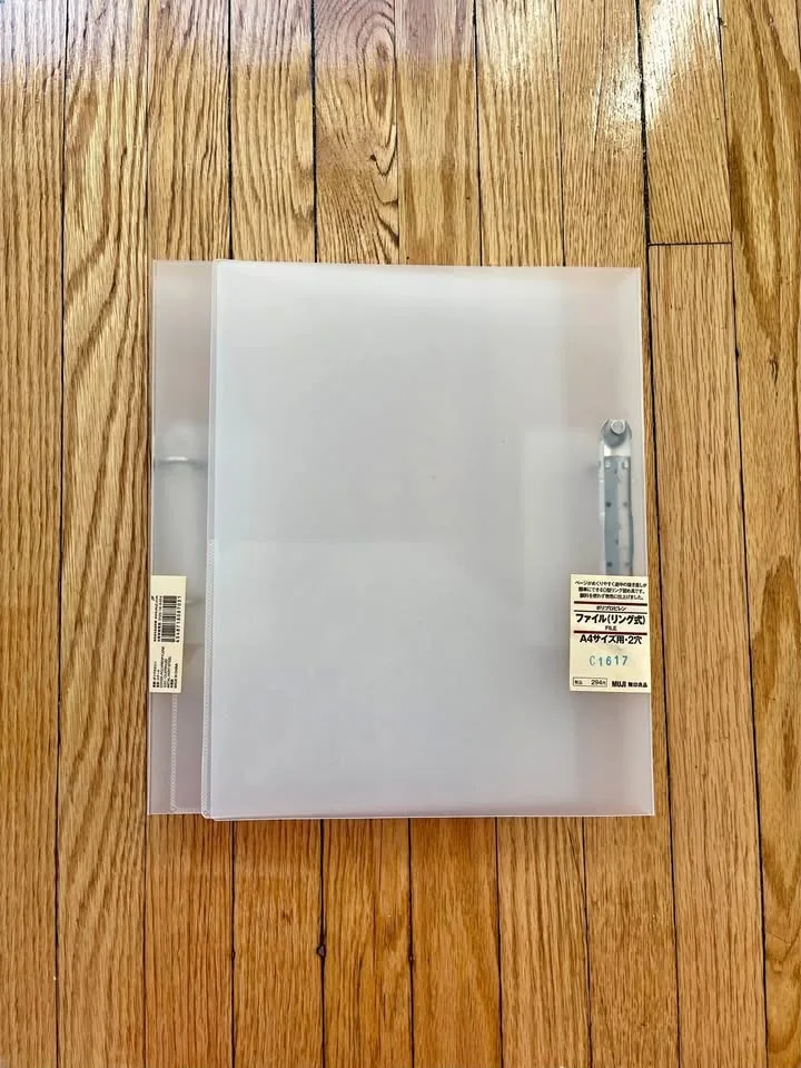 Muji A4 PP Binders (2)