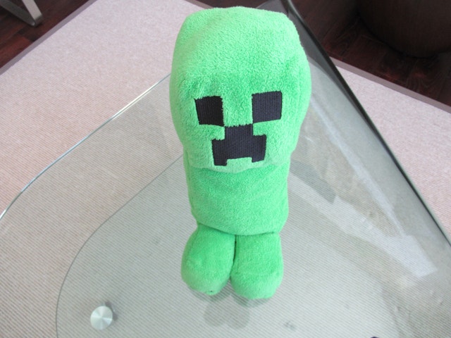 Minecraft Creeper Push Toy With Sounds