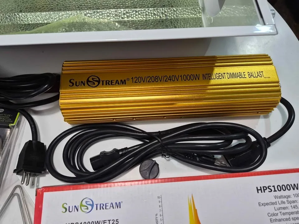 SunStream 1000W Grow Light Full Kit - BRAND NEW image indicator(3)