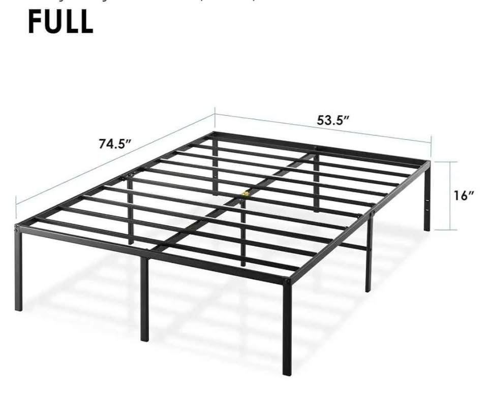 Mellow 16 Inch Full/Double Size Metal Bed Frame, BRAND NEW - photo 2