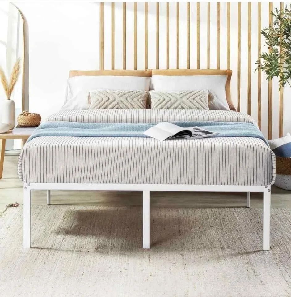 Mellow 16 Inch King Size Metal Bed Frame, BRAND NEW SEALED image indicator(6)