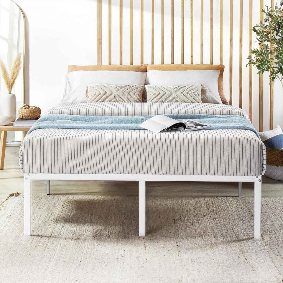 Mellow 18 Inch King Size Metal Platform Bed Frame, BRAND NEW - photo 2