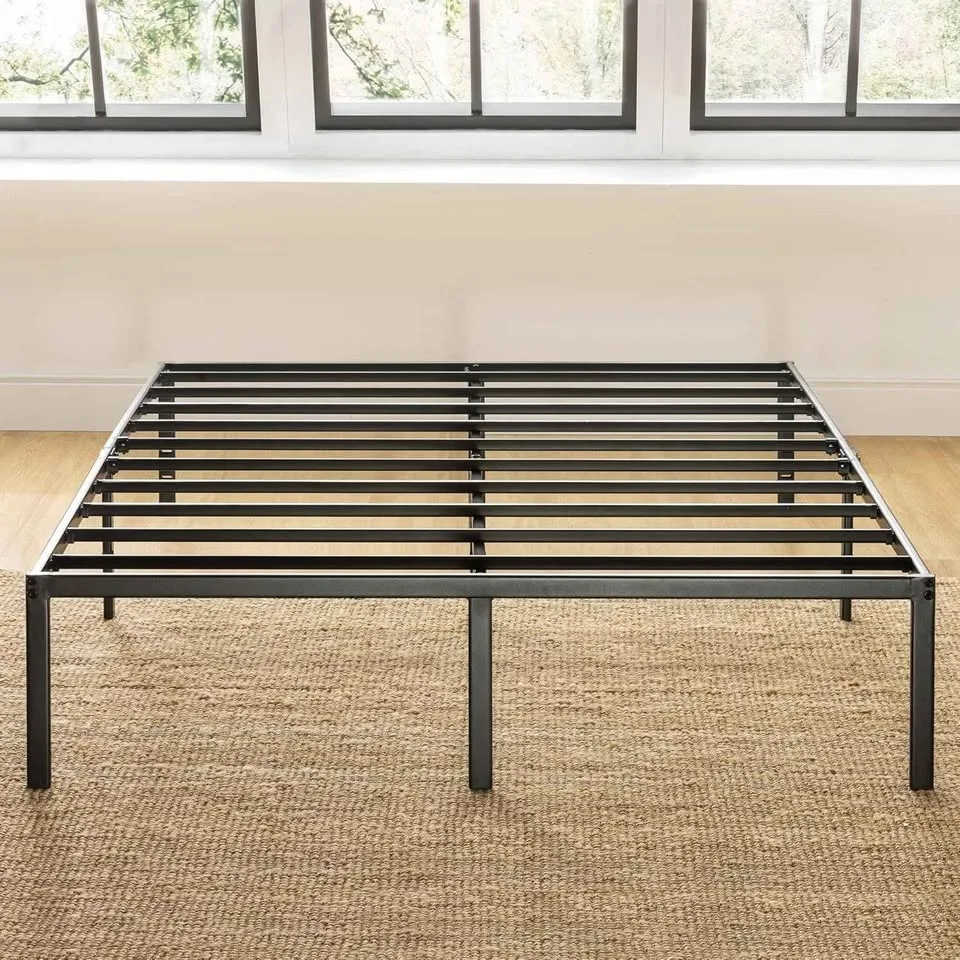 Mellow King Size Metal Bed Frame, Black, BRAND NEW image indicator(4)