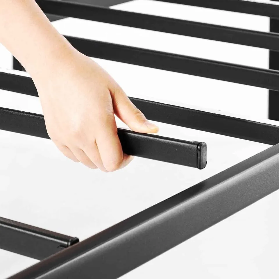 Mellow King Size Metal Bed Frame, Black, BRAND NEW image indicator(6)