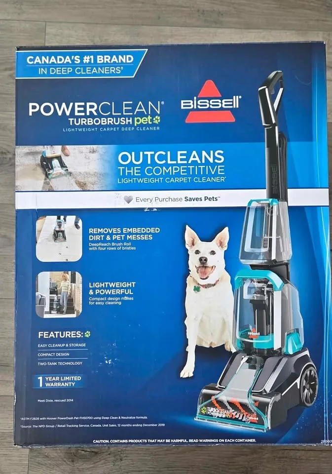 BISSELL Carpet Cleaner PowerClean TurboBrush Pet 2806D BRAND NEW