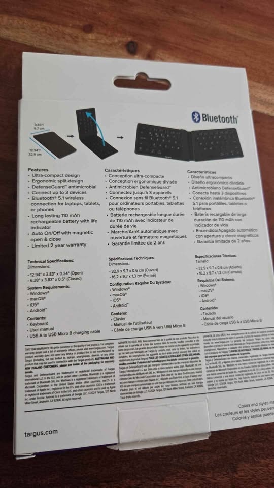 Targus wireless folding keyboard - photo 5