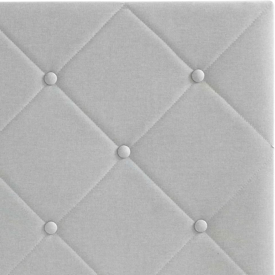 Zinus King Upholstered Diamond Stitched Bed Frame NEW - photo 5