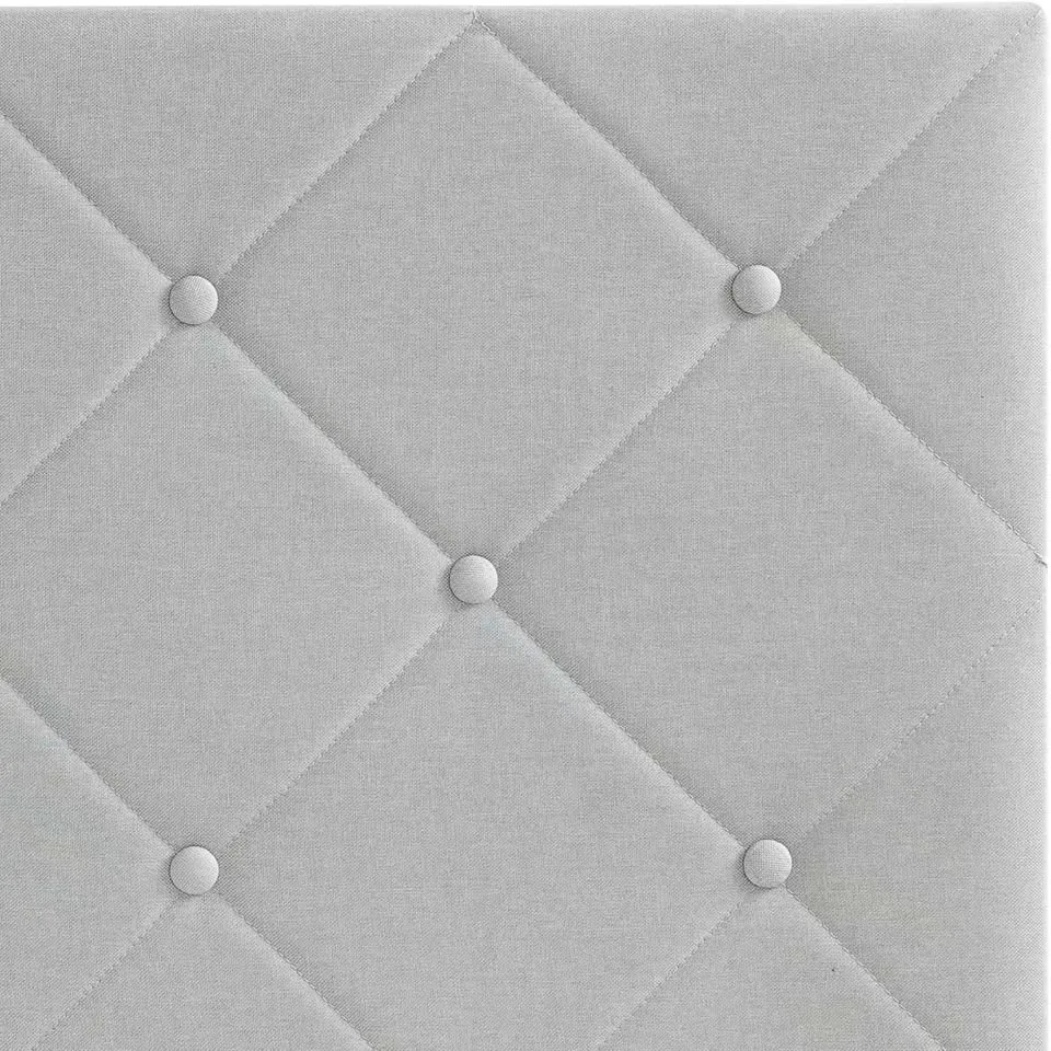 Zinus King Upholstered Diamond Stitched Bed Frame NEW image indicator(5)