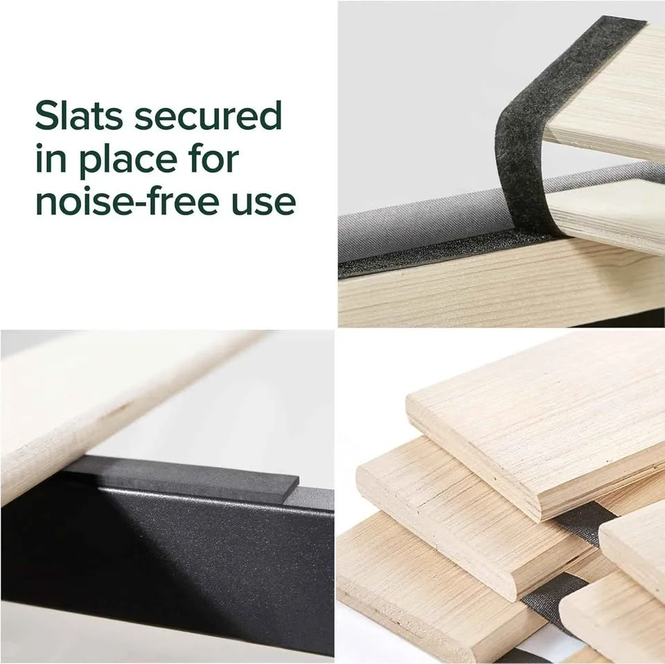 Zinus King Upholstered Diamond Stitched Bed Frame NEW image indicator(9)