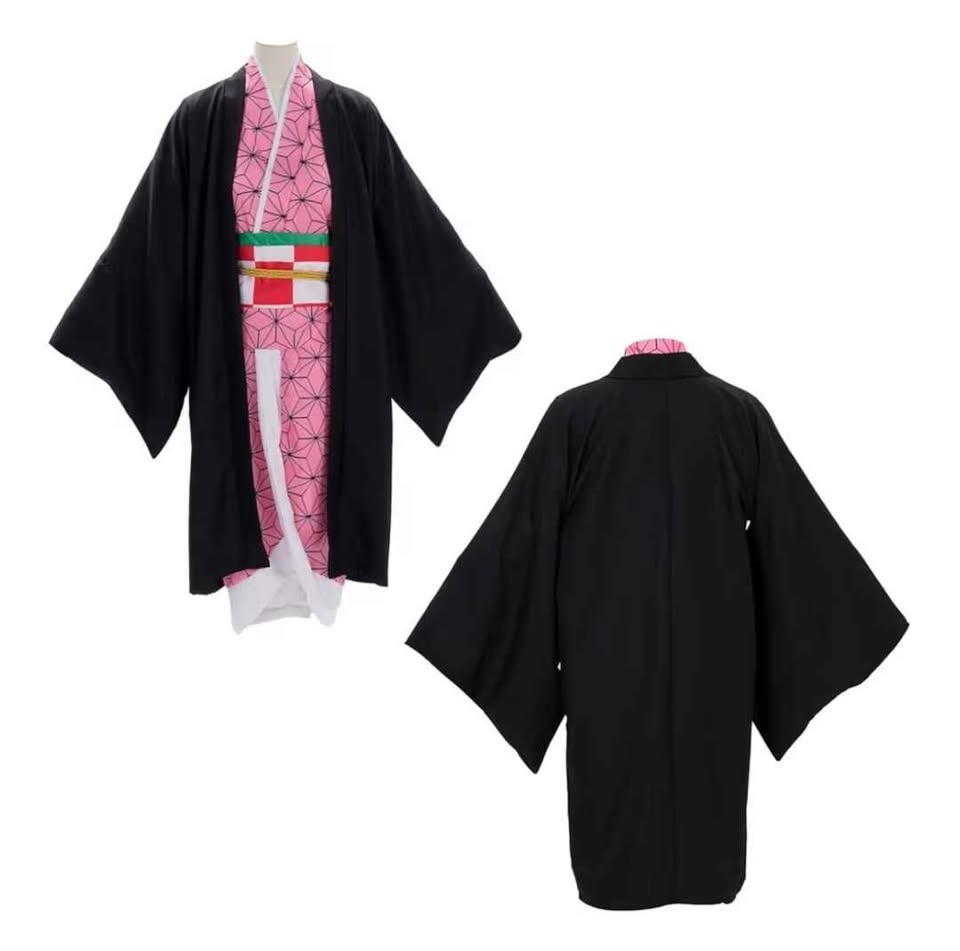 Nezuko Kamado anime cosplay kimono outfit set - photo 2