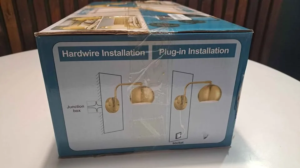 Dimmable wall sconce lights image indicator(6)