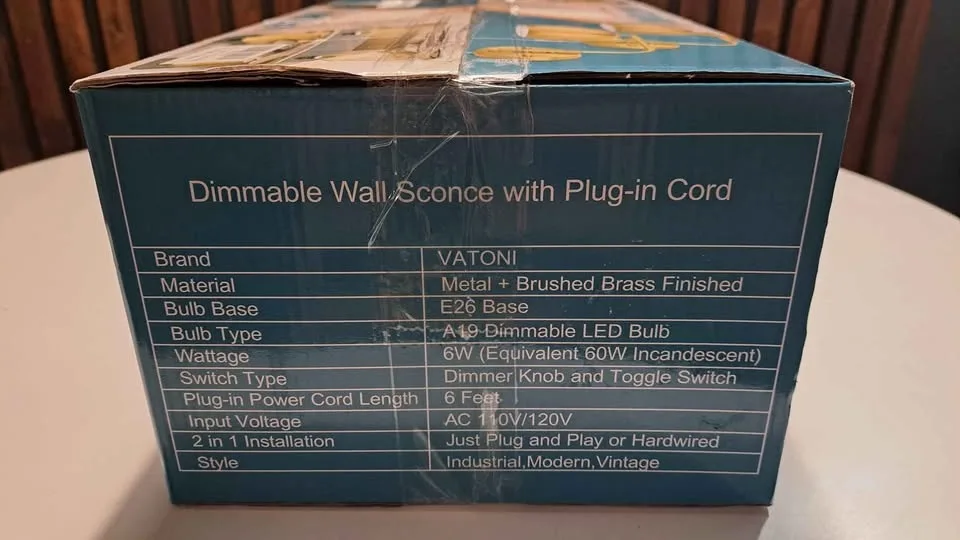 Dimmable wall sconce lights image indicator(7)