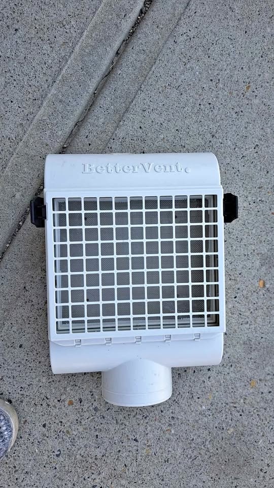 Indoor dryer vent