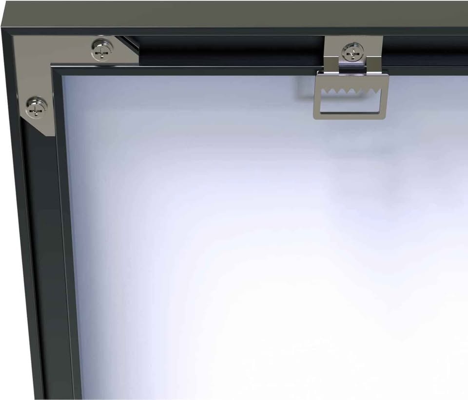 WONSTART 60 x 36 Inch Black Alumimum Frame Rectangle Mirror for - photo 4
